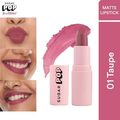 SUGAR POP Matte Lipstick - 01 Taupe Pack of 1