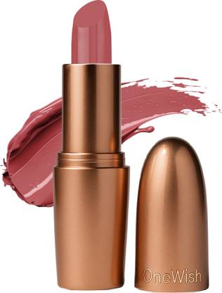 One Wish Creamy Matte Lipstick | 8 Hrs Long Lasting | Smooth & Soft Finish | Shade 7