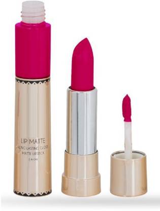Arcanuy Lip Matte / 2 in 1 Long Lasting Matte pink Lipstick