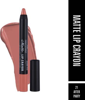 Half N Half Matte Lip Crayon Velvet Soft|Long Lasting|Non-Transfer|24h Super Stay
