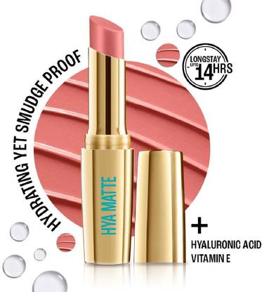 Lakmé 9to5 Hya Matte Lipstick Vacation Nude 3.6gm