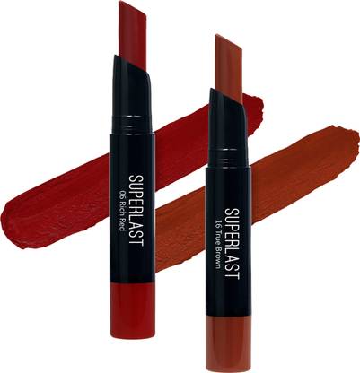 Me-On Superlast Lipstick (Shade 06,16)