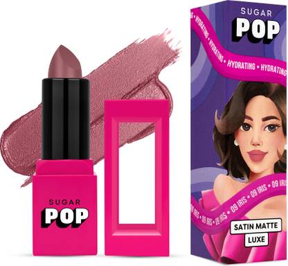 SUGAR POP Satin Matte Luxe Lipstick 09 - Long-wearing | Full Coverage