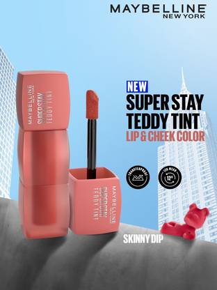 MAYBELLINE NEW YORK Superstay Teddy Tint - Lip and Cheek Color | Skinny Dip