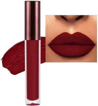 THTC Matte Highly Pigmented Liquid Lipstick DARK RED Lip Stain