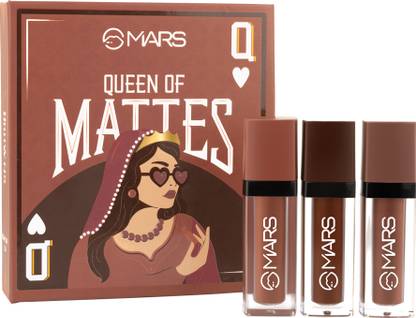 MARS Queen of Mattes Liquid Lipsticks Box Set of 3