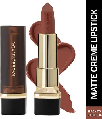 FACES CANADA Matte Creme Lipstick | Long Stay | Intense Color | One Stroke Application
