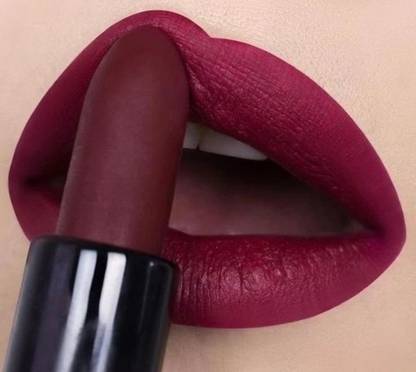 manasona Maroon Pure Matte Lipstick 24 Hour Long Lasting Lipstick Lip Stain