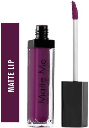 Yuency Matte ultra smooth liquid water proof purple lipstick