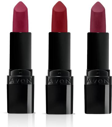 AVON True Color Ultra Matte Lipstick ( Pack of 3)