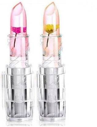 FIDORA Lipstick Jelly Flower Lip Balm Gloss Lipstick (pack of 2)