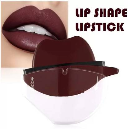 Yuency Lip Shape Lipstick Long Lasting Waterproof Non-Stick Cup Matte Lipstick