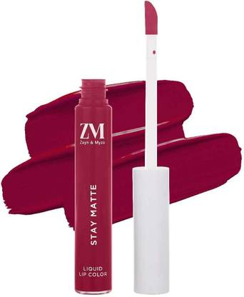 ZM Zayn & Myza Stay Matte Transfer-proof Lip Color, Waterproof and Smudgeproof