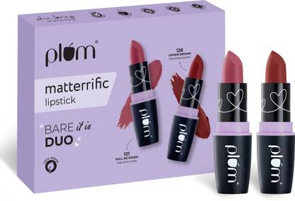 Plum Matterrific Lipstick Bare it is Duo