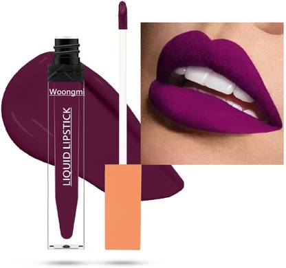 WOONGMI Non Transfer Matte Crayon Lipstick | Waterproof & Smudgeproof| - ((Purple Lip Stain