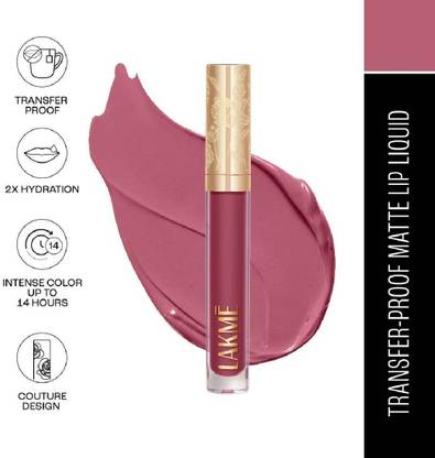 Lakmé Rouge Bloom Matte Lip Liquid Blushing Bae 204