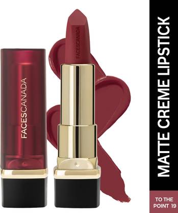 FACES CANADA Comfy Matte Creme Lipstick | Long Stay | Intense Color | One Stroke Application