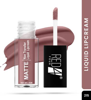 RED4 Miss Perfect Liquid Lip Cream | Non Transfer Matte Liquid Lipstick