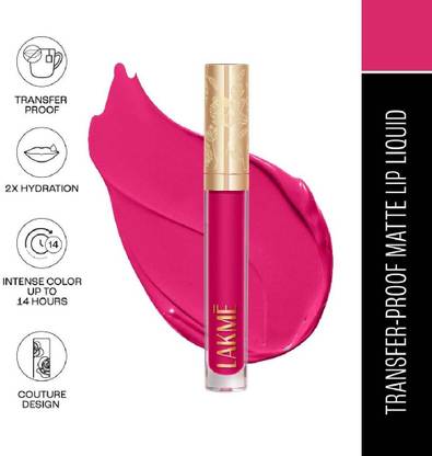 Lakmé Rouge Bloom Matte Lip Liquid Daring Dahlia 201