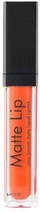 Yuency Matte ultra smooth liquid water proof orange lipstick