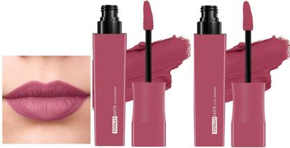 ADJD Combo One Swipe Application Non Transfer Liquid Lipstick for Women strawberry