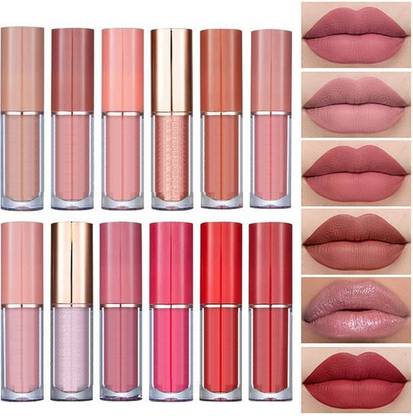 K3NTERPRISES Handiyan Color Crush Matte Velvet Mini Lipstick Vault – 12 Pieces
