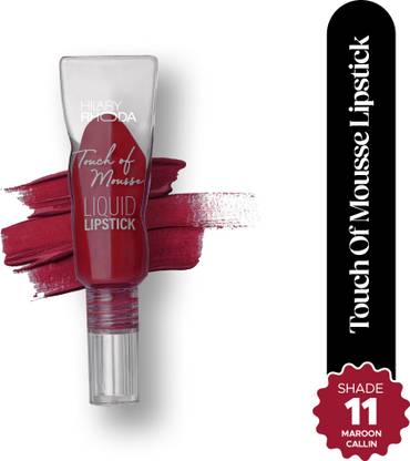 Hilary Rhoda Touch Of Mousse Lipstick | Matte Finish & Long Lasting | Smudge & Water Proof