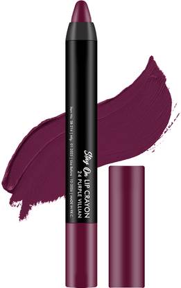 SWISS BEAUTY Non Transfer Matte Crayon Lipstick | Waterproof & Smudgeproof| -