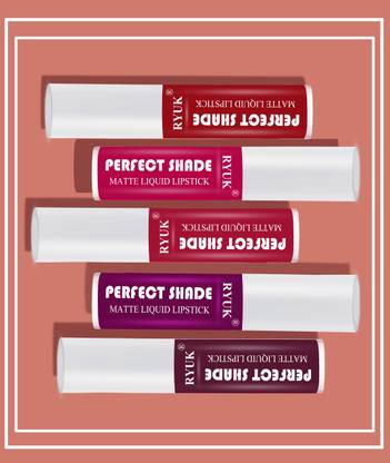 RYUK Matte To Last ! Transferproof Liquid Lipstick (Set-A)