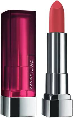 MAYBELLINE NEW YORK Color Sensational Creamy Matte Lipstick - 671 Heated Pink (3.9g)