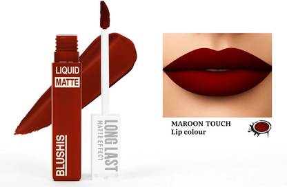 BLUSHIS Super Stay Waterproof Longlasting Sensational Liquid Lipsticks Set 1 pc