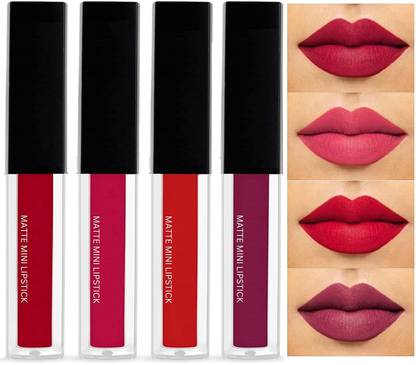 FAIRYFIRST Professional Beauty Liquid Matte Minis Waterproof Liquid Lipstick Set