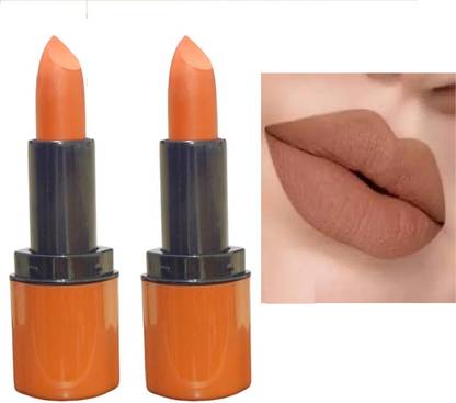Luipui LIGHT BROWN MATTE LISTICK PACK OF-2(5g)