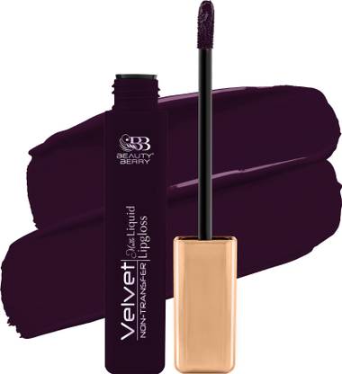 Beauty Berry Velvet Waterproof, Non Transfer Long Lasting Matte Liquid Lipstick for Women
