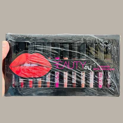 COLOR NEXT BEAUTY PROFESSIONAL MATTE LIPSTICKS SET OF 12 (MULTICOLOR)