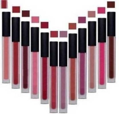 Yelfo Sensational Liquid Matte SuperStay Professional Beauty Lipsticks Set of 12