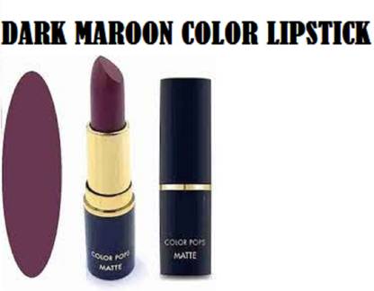 Luipui MATTE FINISH DARK MAROON CRAYON LIPSTICK PACK OF 1