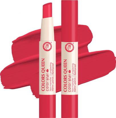 COLORS QUEEN Color Stay Highly Pigmented, Long Lasting Non Transfer Matte Lipstick