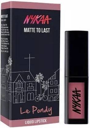 NYKAA Matte To Last ! Liquid Lipstick - Le Pondy 15