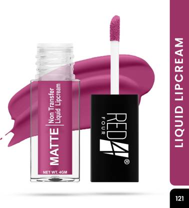RED4 Miss Perfect Liquid Lip Cream | Non Transfer Matte Liquid Lipstick