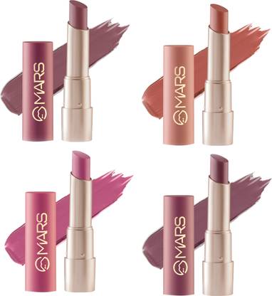 MARS Ultra Pigmented Matte Lipstick Pack Of 4