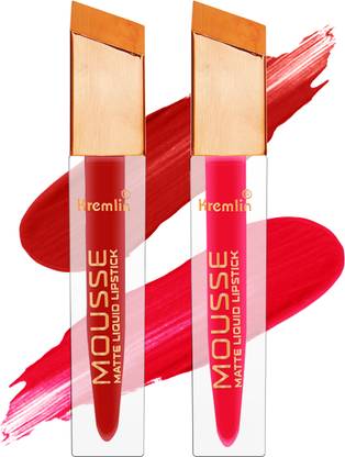 Kremlin Mousse Matte Liquid Lipstick Chilling Lips Combo set of 2 Combo-9