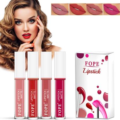 FOPE Constantly Matte Smudge Proof Liquid Lipstick Combo Set for Women #CM034