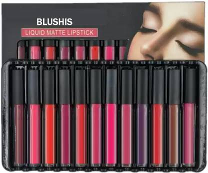 K3NTERPRISES Beauty Matte Finish, Long Lasting, Waterproof Liquid Lipsticks Combo Set