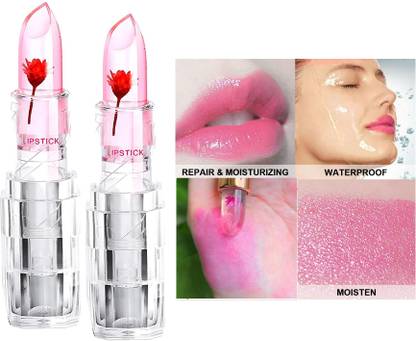 tanvi27 New Flower Jelly Moisturizer Long Lasting Nutritious Magic Color Shift Lip Balm