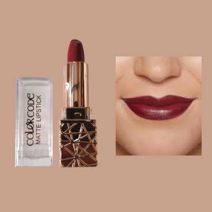 SGG Color Code Stay Quirky Lipstick, Maroon - Too Hot For Date Night 7 (4.5 ml)