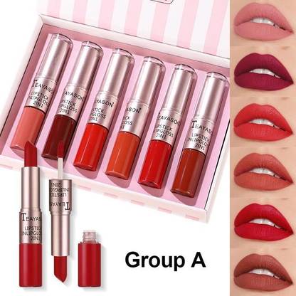 feelhigh Teayason Long Wear 2 In 1 Matte Lipstick with Lip-gloss