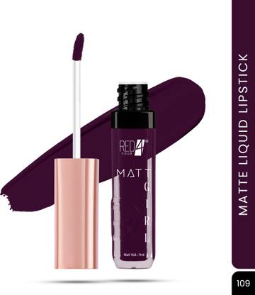 RED4 Matte Girl Liquid Lipstick | Non transfer | Long lasting and Waterproof Lipstick