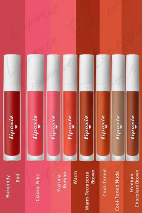LIPOXIE Matte Lipstick – Non-Transfer | 8-Hour Stay | Smudge Proof Formula
