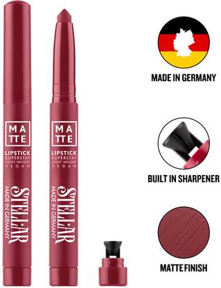 daily life forever 52 Stellar Matte Lipstick Crayon- Made In Germany